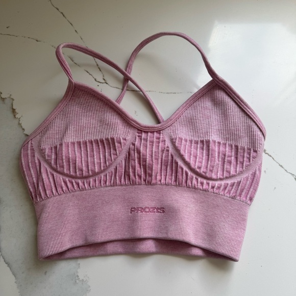 Prozis Other - Prozis Pink Ribbed Sports Bra Medium